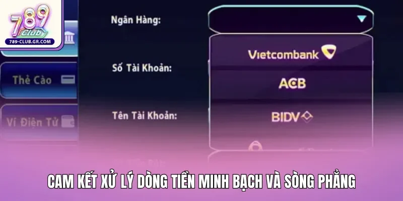 Hệ thống vận hành chuyên nghiệp cam kết xử lý dòng tiền minh bạch và sòng phẳng