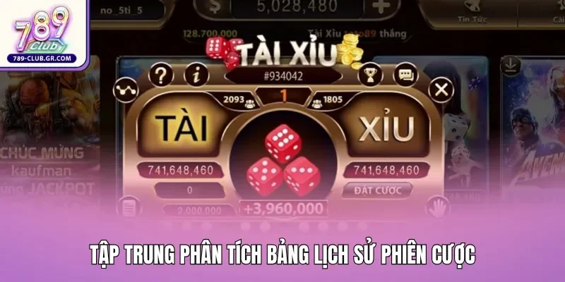 Hội viên nên tập trung phân tích bảng lịch sử phiên cược để đưa ra quyết định chính xác